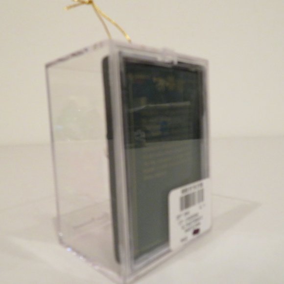 Christmas Glass Ornament Stocking Handcrafted by Unique Treasure Box Keepsake - Picture 6 of 6